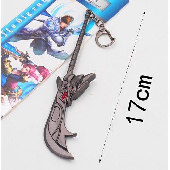 Hero Moba cos weapon key chain