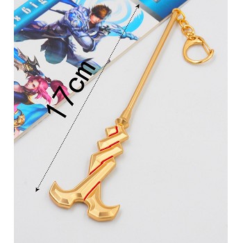 Hero Moba cos weapon key chain