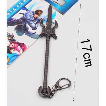 Hero Moba cos weapon key chain