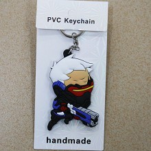 Overwatch two-sided key chain