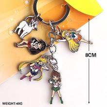 Sailor Moon anime key chain