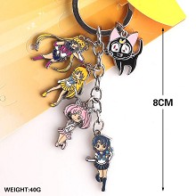 Sailor Moon anime key chain