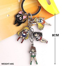 Sailor Moon anime key chain