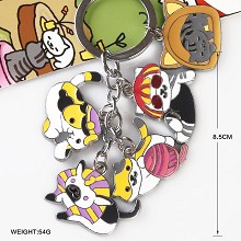 Neko Atsume anime key chain