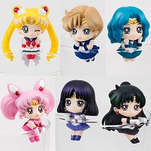 Sailor Moon anime figures set(6pcs a set)