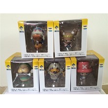 One Piece anime figures set(5pcs a set)