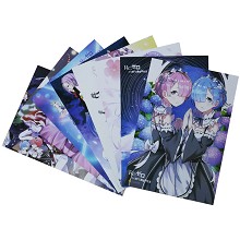 Re:Life in a different world from zero Rem posters(8pcs a set)