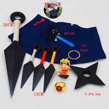 Naruto cosplay weapons a set(9pcs a set)