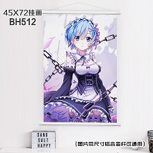 Re:Life in a different world from zero Rem wallscroll