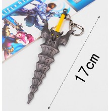 Hero Moba cos weapon key chain