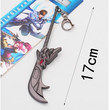 Hero Moba cos weapon key chain