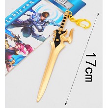 Hero Moba cos weapon key chain