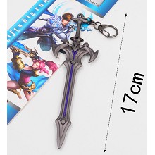 Hero Moba cos weapon key chain