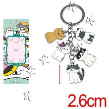 Neko Atsume key chain