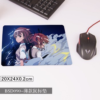 Toaru Kagaku no Railgun anime mouse pad