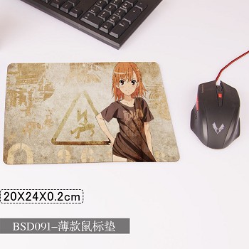 Toaru Kagaku no Railgun anime mouse pad