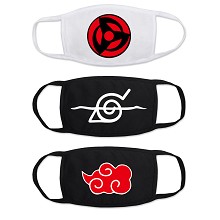 Naruto anime masks set(3pcs a set)