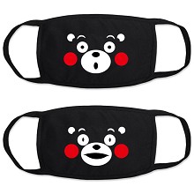 Kumamon anime masks set(2pcs a set)