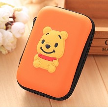 Pooh Bear anime wallet coin purse