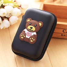 The bear anime wallet coin purse