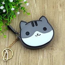 Neko Atsume anime coin purse wallet