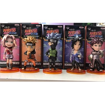 Naruto anime figures set(5pcs a set)