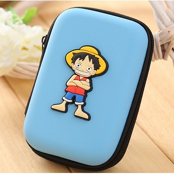 One Piece Luffy anime coin purse wallet