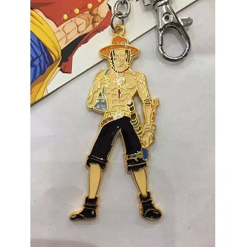 One Piece ACE anime key chain