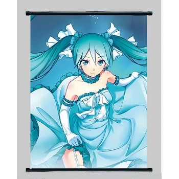 Hatsune Miku anime wall sroll