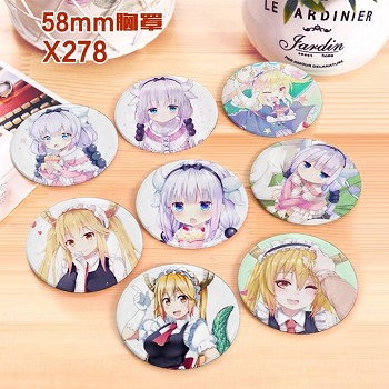 Kobayashi-san Chi no Maid Dragon pins