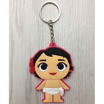 Moana anime two-sided key chain