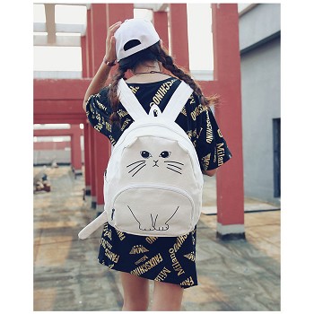 Cute cat backpack bag