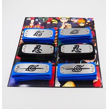 Naruto anime cos headbands set(6pcs a set)