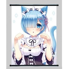 Re:Life in a different world from zero Rem wallscroll