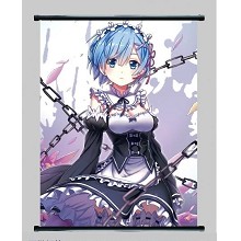 Re:Life in a different world from zero Rem wallscroll