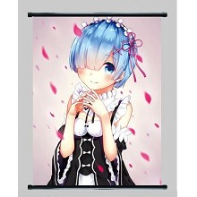 Re:Life in a different world from zero Rem wallscroll