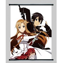 Sword Art Online anime wallscroll