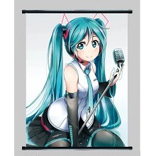 Hatsune Miku anime wall sroll