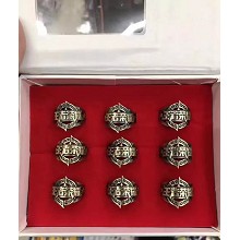 Hero Moba rings set(9pcs a set)