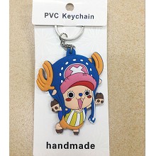 One Piece Chopper anime two-sided key chain