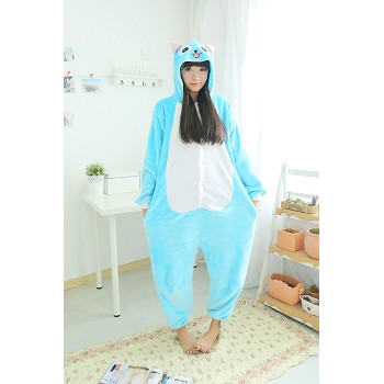 Fairy Tail flano pajamas dress hoodie