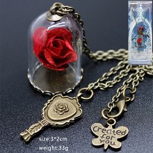 Beauty and the beast necklace