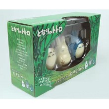 TOTORO anime tumblers figures set(3pcs a set)