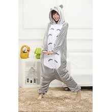 Cartoon TOTORO flano pajamas dress hoodie