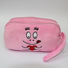 Barbapapa anime plush wallet coin purse