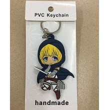 Attack on Titan Armin anime two-sided key chain