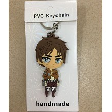 Attack on Titan Eren anime two-sided key chain