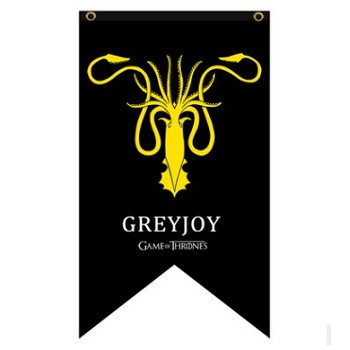 Game of Thrones GREYJOY cos flag