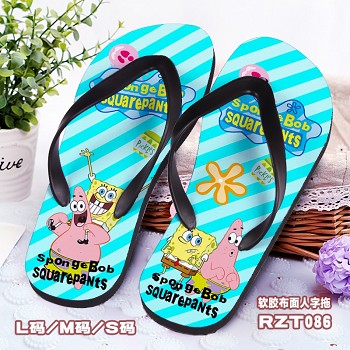 Spongebob anime shoes slippers a pair