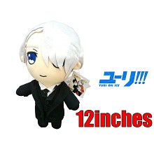 12inches YURI on ICE anime plush doll